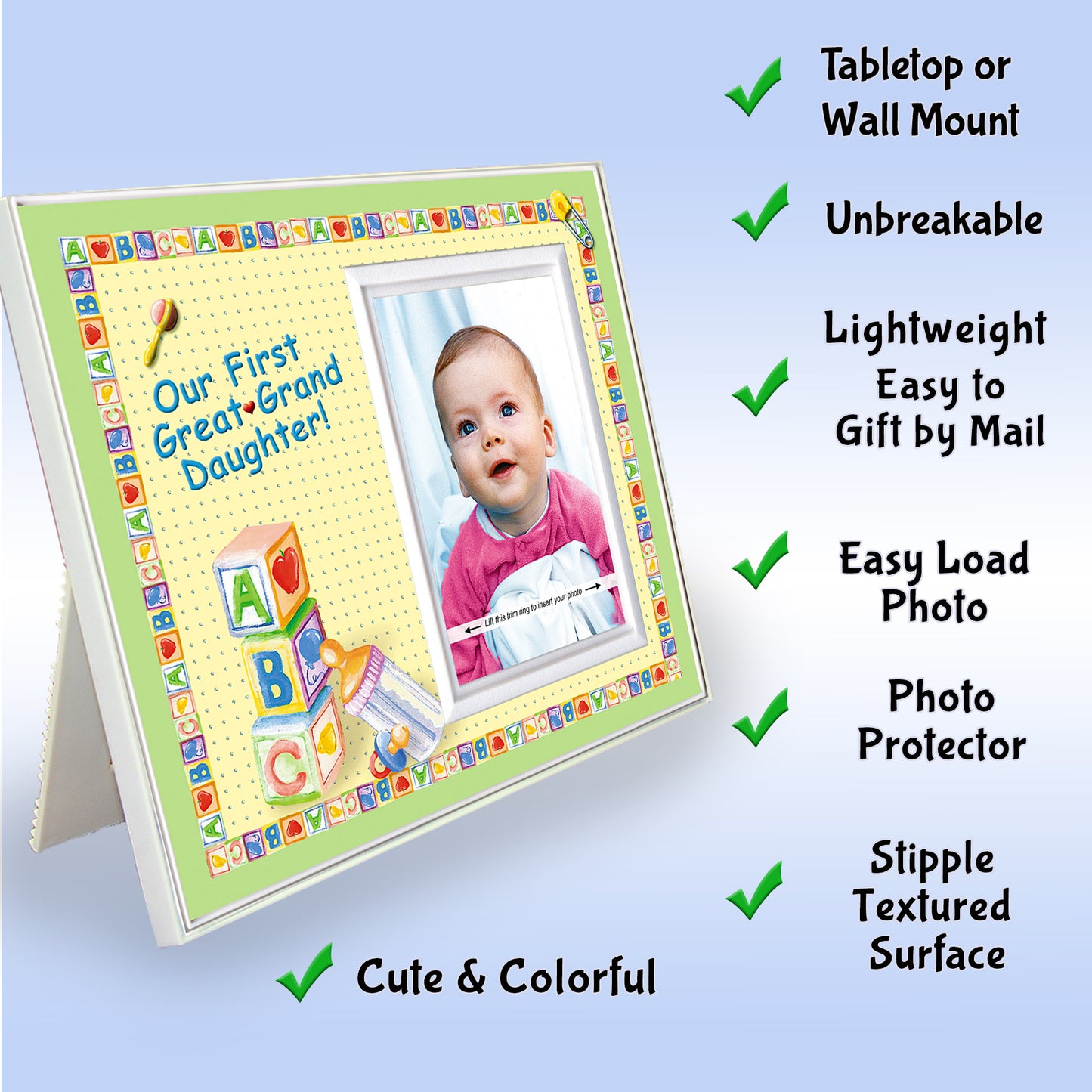 Our First Great Granddaughter Picture Frame