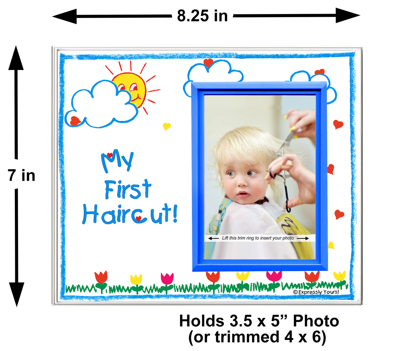 My First Haircut! Picture Frame