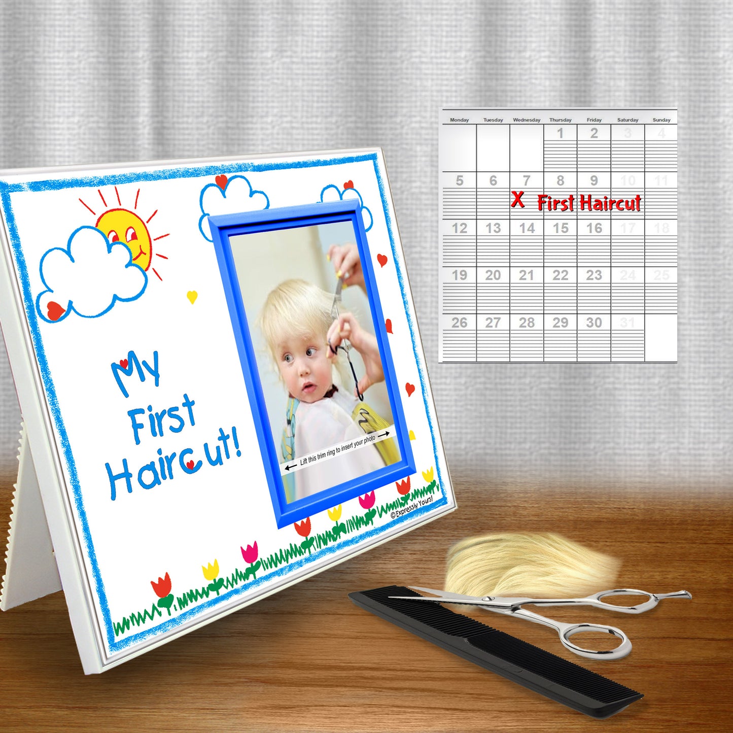 My First Haircut! Picture Frame