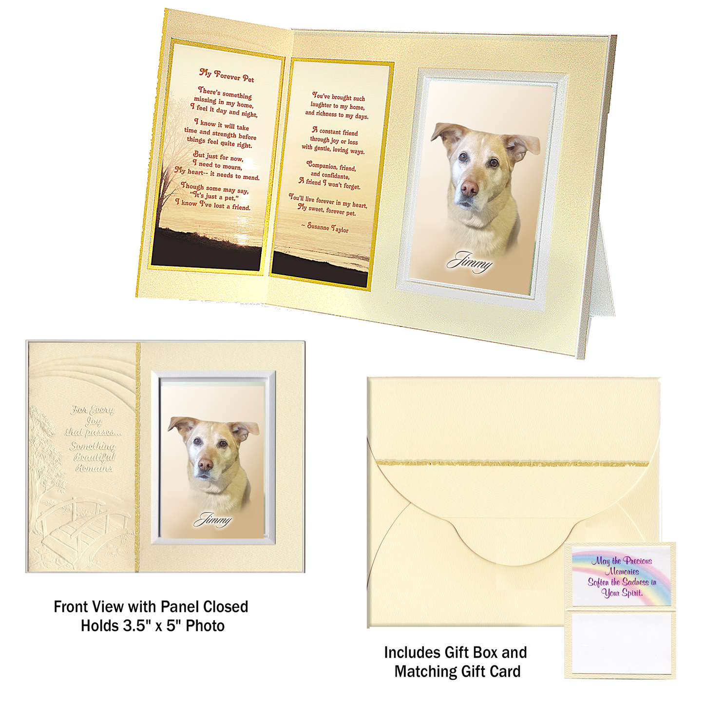 "My Forever Pet" Remembrance Picture Frame Gift Set