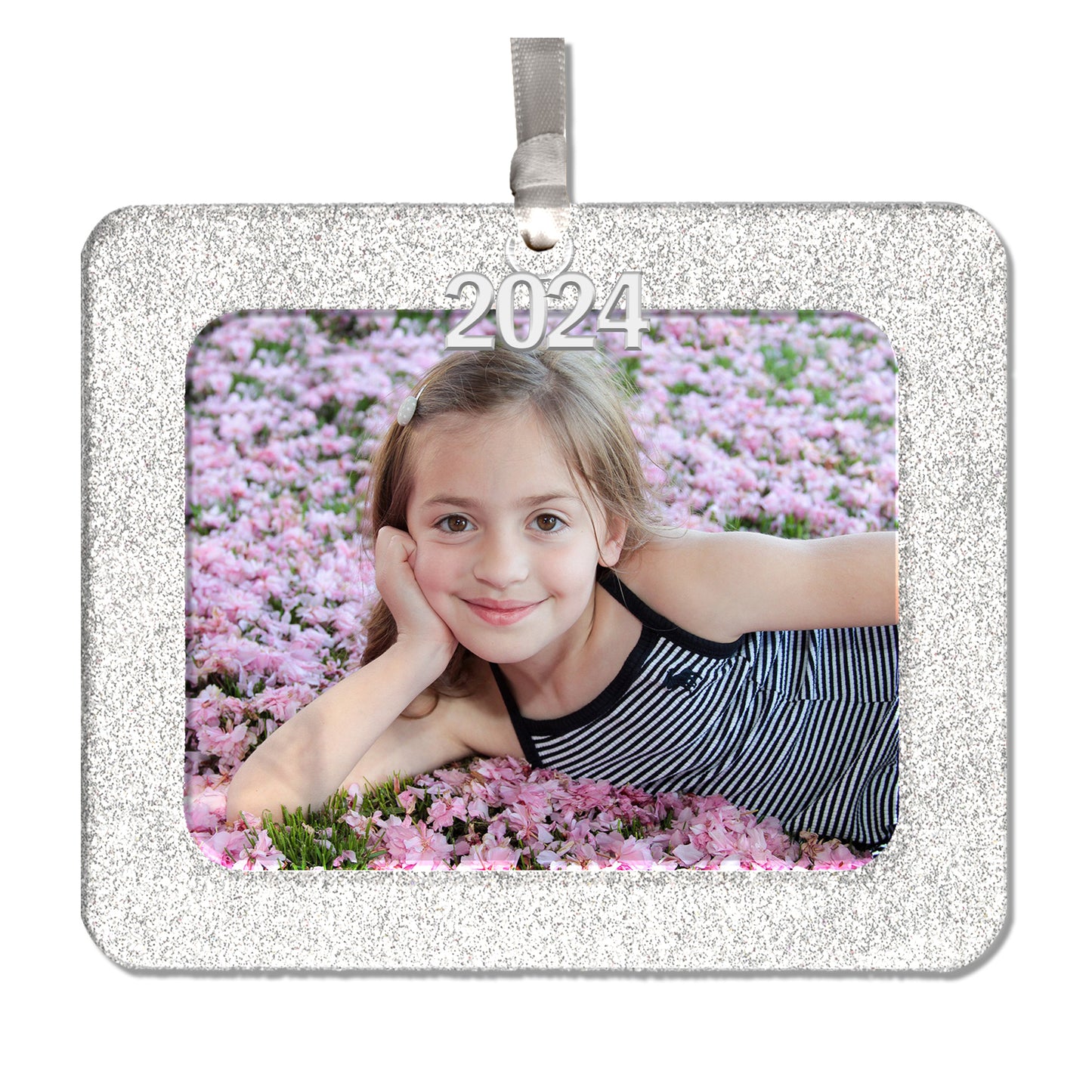 2024 Magnetic Christmas Photo Ornament, Horizontal