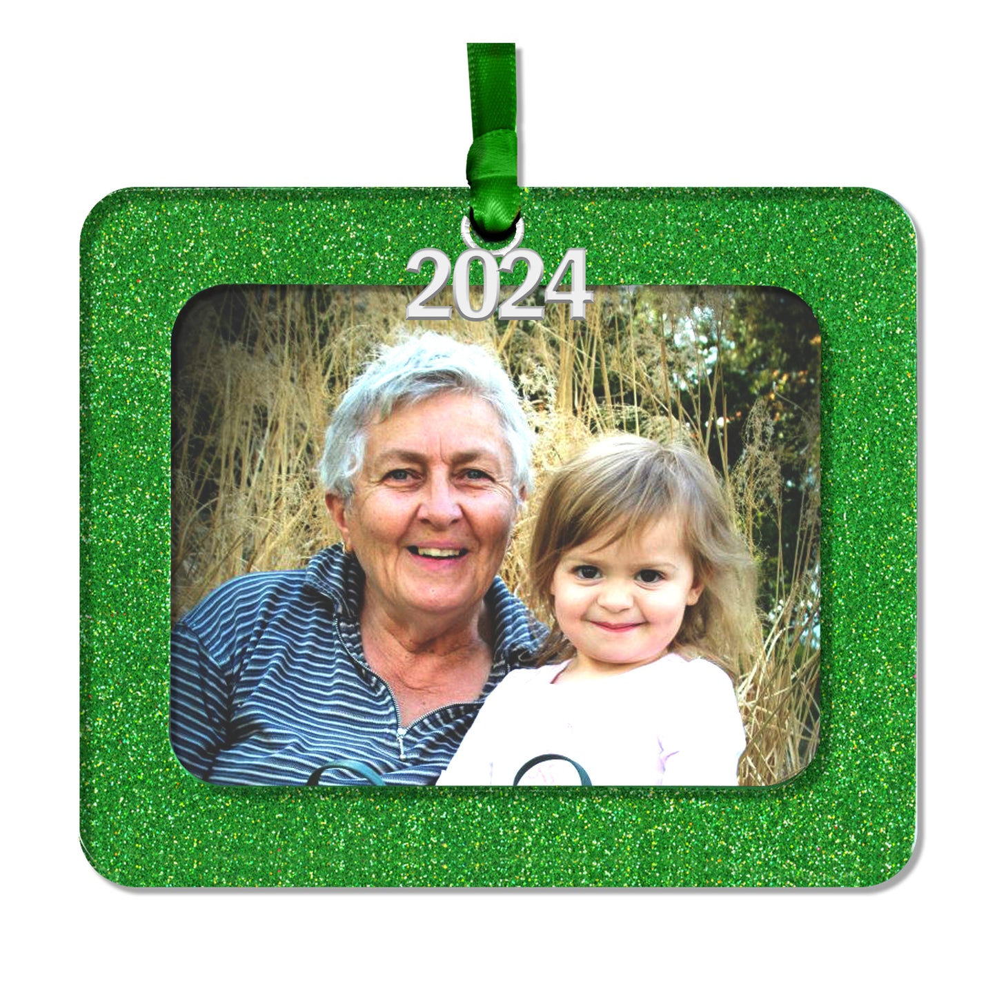 2024 Magnetic Christmas Photo Ornament, Horizontal