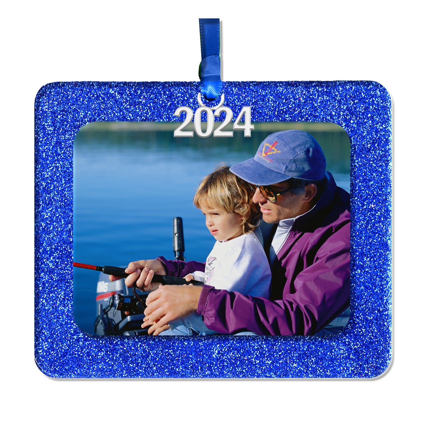 2024 Magnetic Christmas Photo Ornament, Horizontal