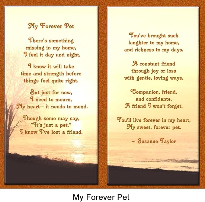 "My Forever Pet" Remembrance Picture Frame Gift Set