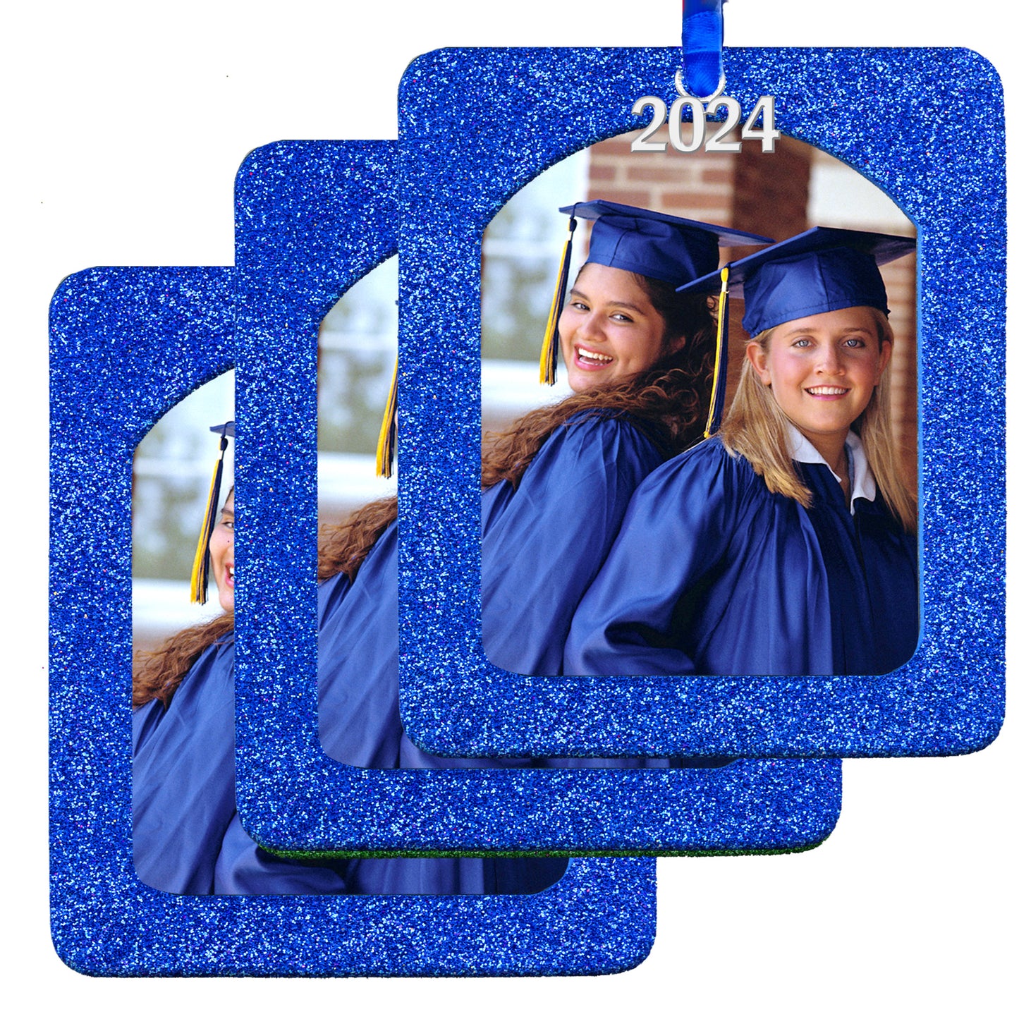 2024 Magnetic Christmas Photo Ornament, Vertical