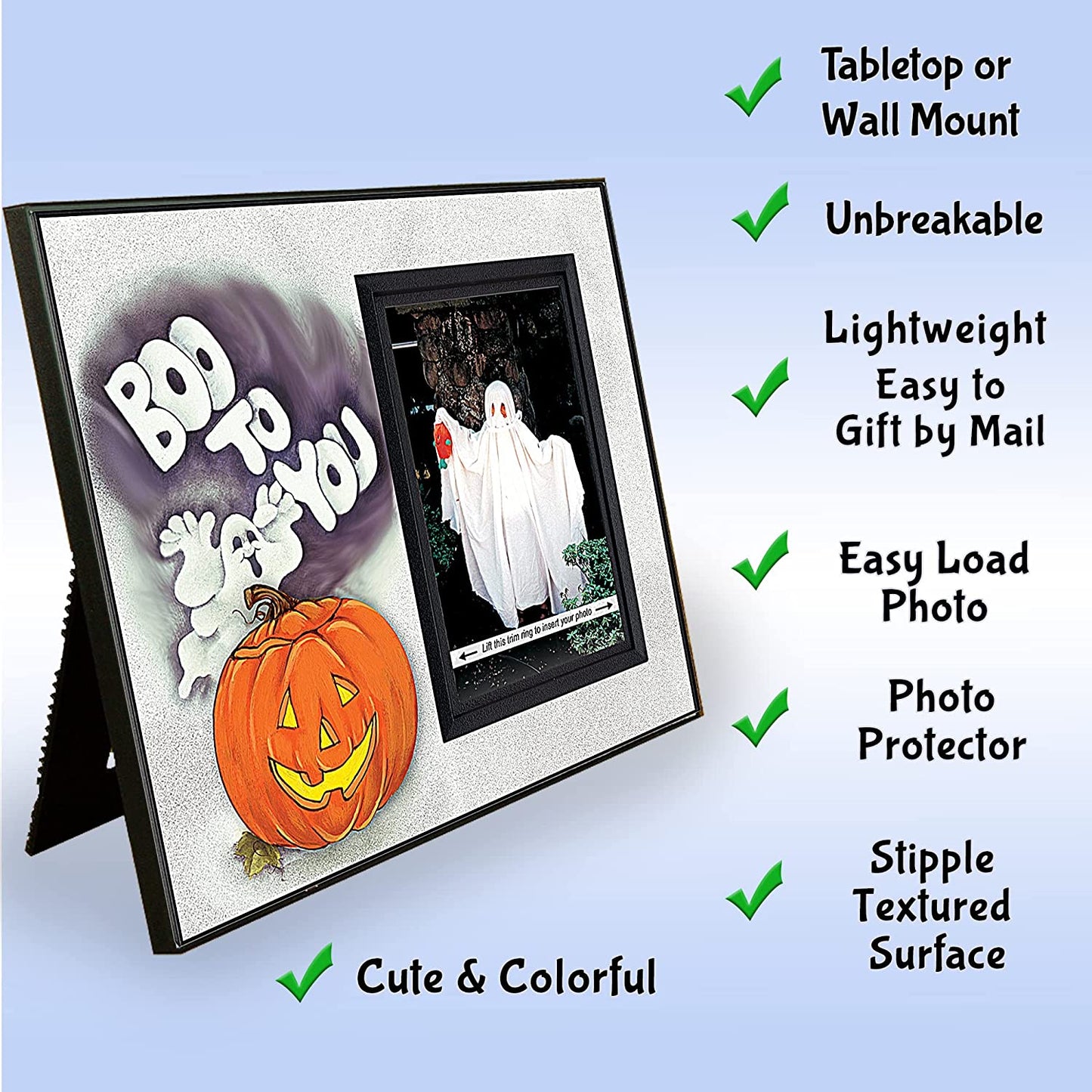 "Boo to You" Halloween Picture Frame