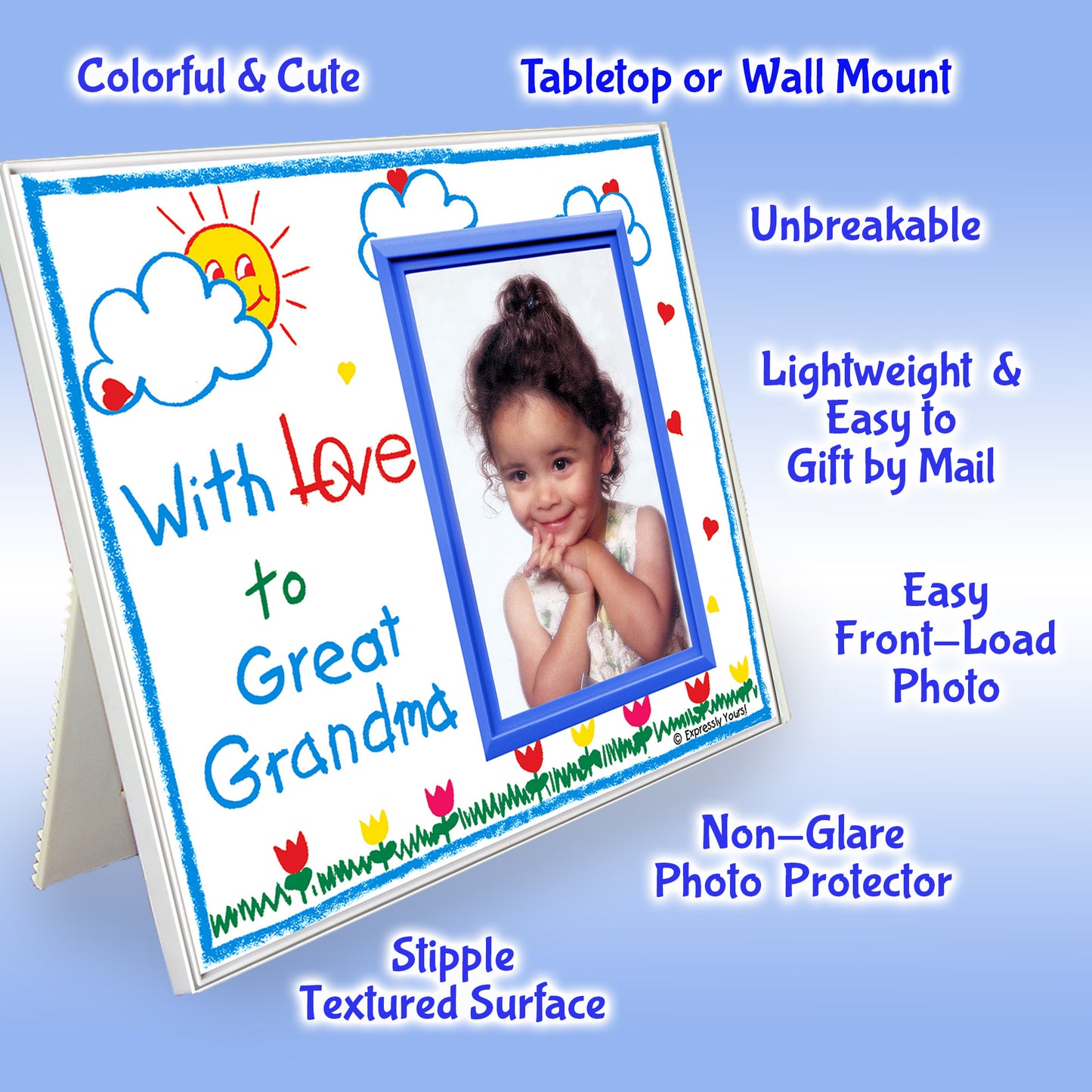 "With Love to Great Grandma" Picture Frame