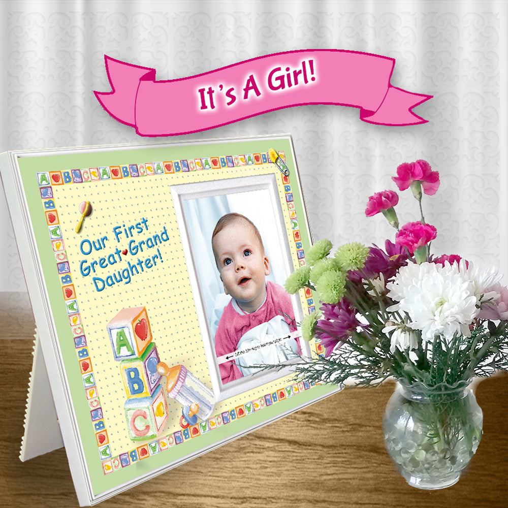 Our First Great Granddaughter Picture Frame