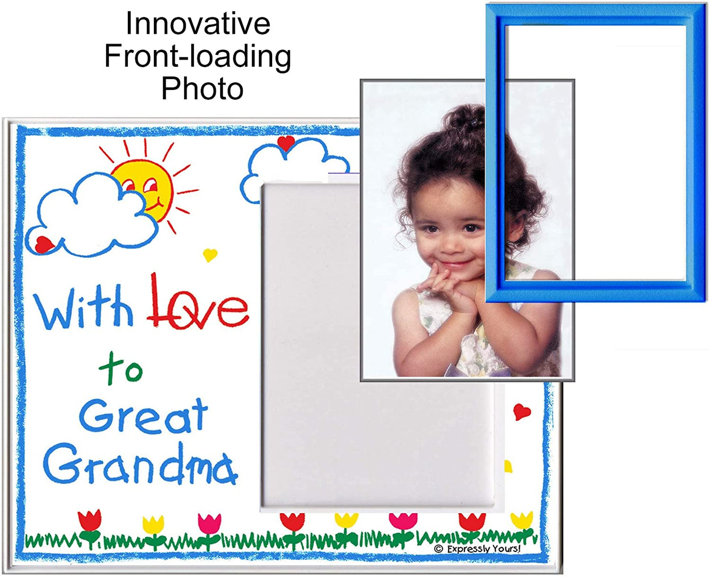 "With Love to Great Grandma" Picture Frame